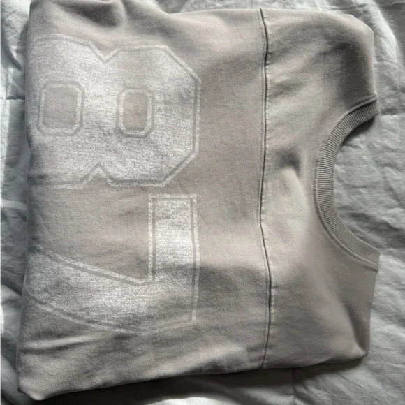 nuuds Light Gray Sweatshirt with 87 Design - Picture 9 of 9
